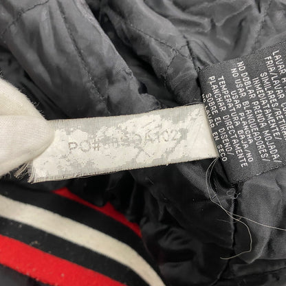 【中古品】【メンズ】 NHL ナショナルホッケーリーグ BLACKHAWKS NYLON STADIUM JACKET ブラックホークス ナイロン スタジアム ジャケット アウター 146-260522-kh-12-izu サイズ：XXL カラー：ブラック×レッド 万代Net店