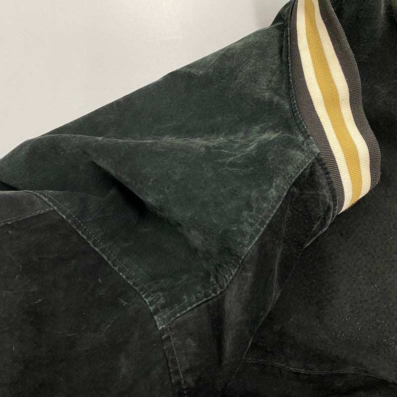 【中古品】【メンズ】 SPOTLIGHT スポットライト SAINTS SUEDE STADIUM JACKET セインツ スエード スタジアム ジャケット アウター 146-260512-ya-08-izu サイズ：L カラー：BLACK 万代Net店