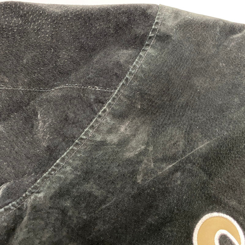 【中古品】【メンズ】 SPOTLIGHT スポットライト SAINTS SUEDE STADIUM JACKET セインツ スエード スタジアム ジャケット アウター 146-260512-ya-08-izu サイズ：L カラー：BLACK 万代Net店