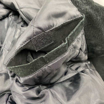 【中古品】【メンズ】 SPOTLIGHT スポットライト SAINTS SUEDE STADIUM JACKET セインツ スエード スタジアム ジャケット アウター 146-260512-ya-08-izu サイズ：L カラー：BLACK 万代Net店