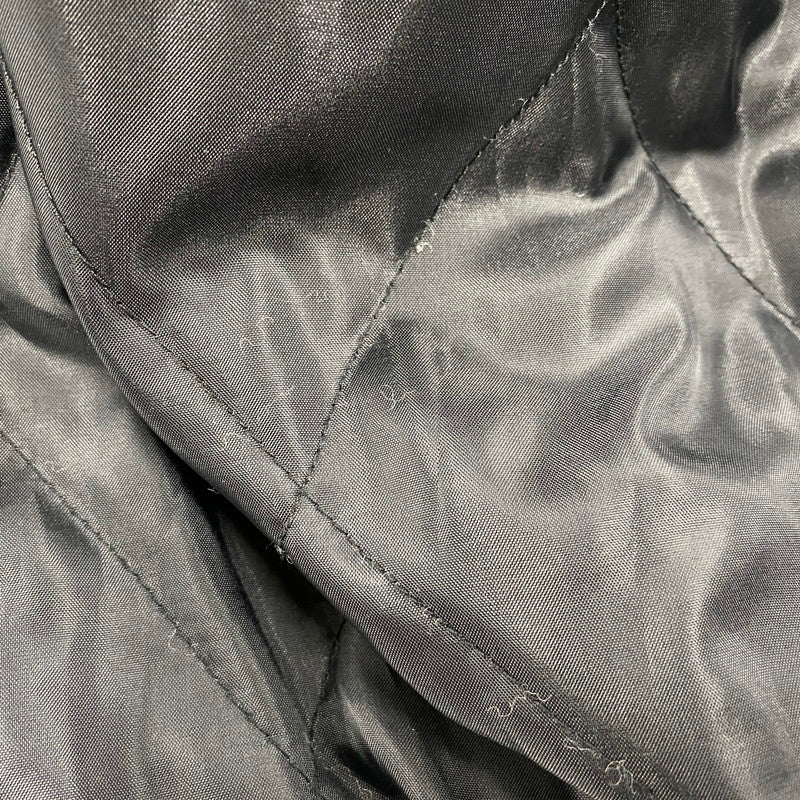 【中古品】【メンズ】 SPOTLIGHT スポットライト SAINTS SUEDE STADIUM JACKET セインツ スエード スタジアム ジャケット アウター 146-260512-ya-08-izu サイズ：L カラー：BLACK 万代Net店