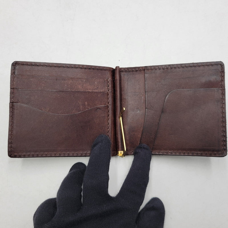 【中古品】【メンズ/レディース】 RYU リュウ MONEY CLIP COIN マネークリップ コイン 200-260523-as-10-izu カラー：ブラウン 万代Net店