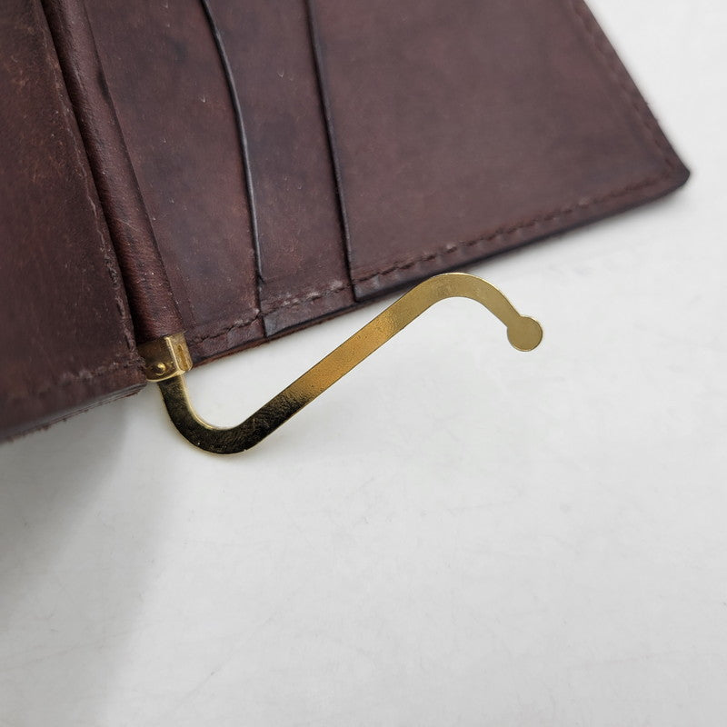 【中古品】【メンズ/レディース】 RYU リュウ MONEY CLIP COIN マネークリップ コイン 200-260523-as-10-izu カラー：ブラウン 万代Net店