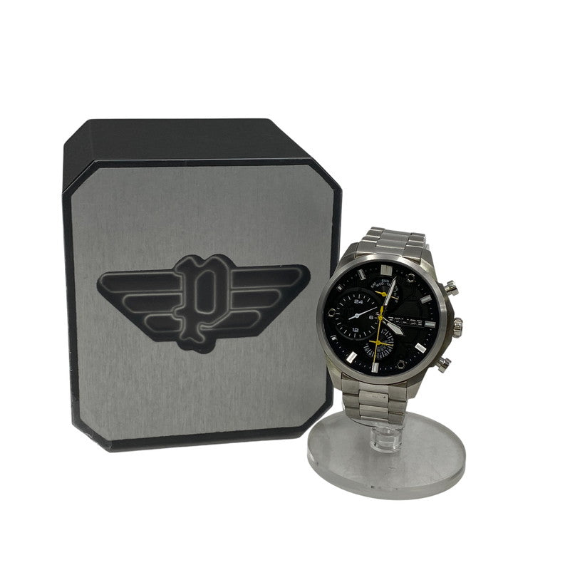 【中古品】【メンズ】 POLICE ポリス GK0039204 CHRONOGRAPH QUARTZ クロノグラフ クォーツ 腕時計 時計 197-260525-ya-07-izu カラー：シルバー 万代Net店