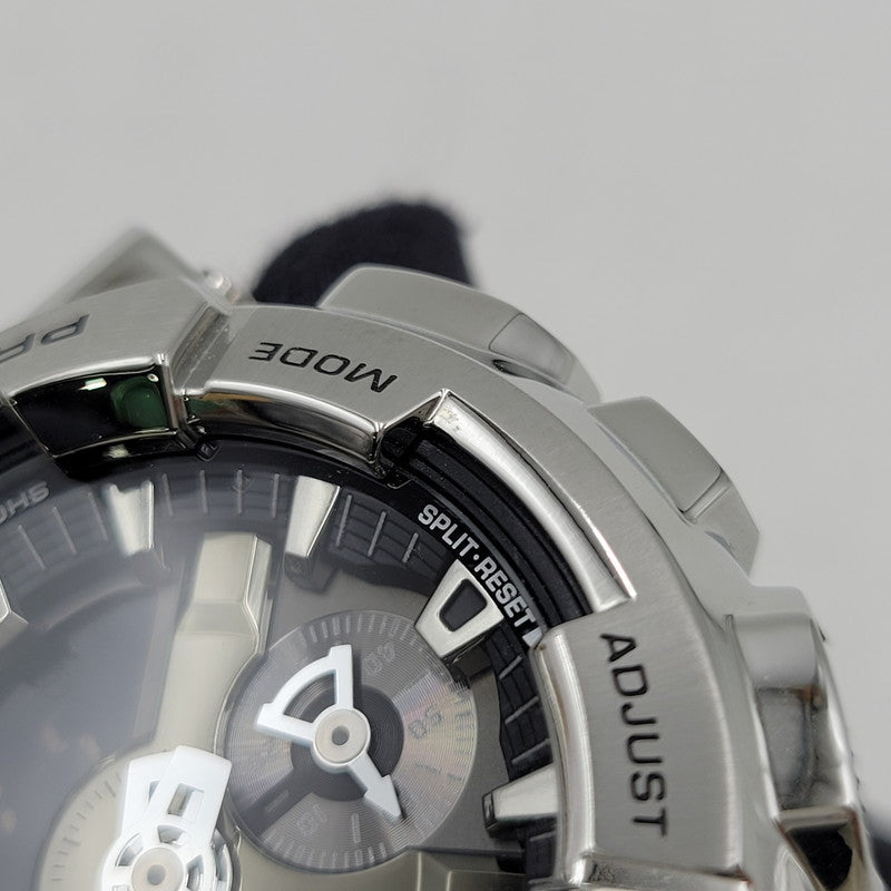 【中古品】【メンズ/レディース】 G-SHOCK ジーショック QUARTZ WATCH GM-110 クォーツ 腕時計 196-260512-as-28-izu サイズ：51.9 × 48.8 × 16.9 mm カラー：シルバー×ブラック 万代Net店