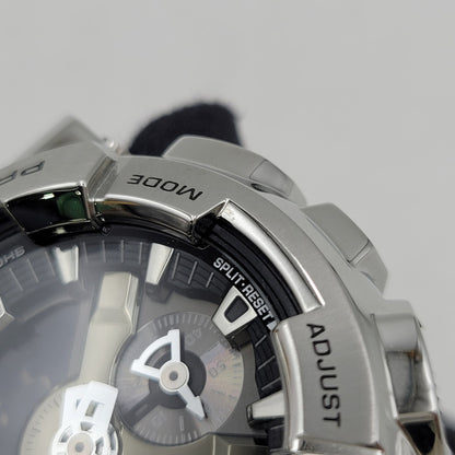 【中古品】【メンズ/レディース】 G-SHOCK ジーショック QUARTZ WATCH GM-110 クォーツ 腕時計 196-260512-as-28-izu サイズ：51.9 × 48.8 × 16.9 mm カラー：シルバー×ブラック 万代Net店