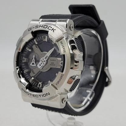 【中古品】【メンズ/レディース】 G-SHOCK ジーショック QUARTZ WATCH GM-110 クォーツ 腕時計 196-260512-as-28-izu サイズ：51.9 × 48.8 × 16.9 mm カラー：シルバー×ブラック 万代Net店
