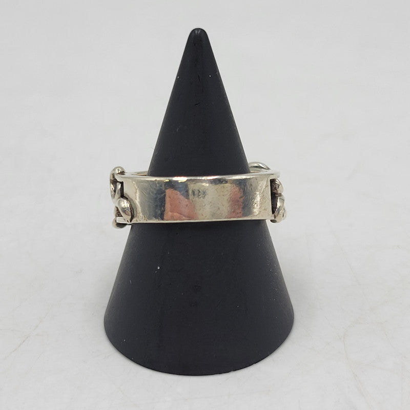 【中古品】【メンズ/レディース】 PATRICK COX パトリックコックス 925 BLACK STONE RING ブラック ストーン リング 指輪 アクセサリー 192-260523-as-04-izu カラー：シルバー×ブラック 万代Net店