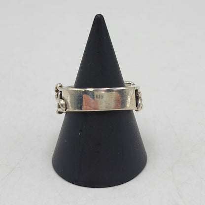 【中古品】【メンズ/レディース】 PATRICK COX パトリックコックス 925 BLACK STONE RING ブラック ストーン リング 指輪 アクセサリー 192-260523-as-04-izu カラー：シルバー×ブラック 万代Net店