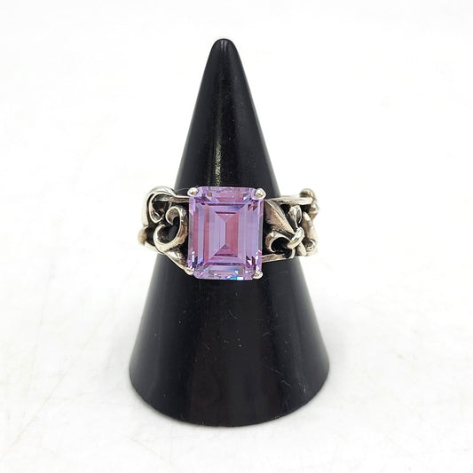 【中古品】【メンズ/レディース】 PATRICK COX パトリックコックス 925 COLLAR STONE RING カラーストーン リング 指輪 アクセサリー 192-260522-as-12-izu カラー：パープル×シルバー 万代Net店