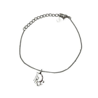 【中古品】【メンズ/レディース】 Dior ディオール LOGO CHARM BRACELET ロゴ チャーム ブレスレット アクセサリー 182-260512-as-30-izu カラー：シルバー 万代Net店