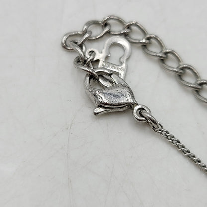 【中古品】【メンズ/レディース】 Dior ディオール LOGO CHARM BRACELET ロゴ チャーム ブレスレット アクセサリー 182-260512-as-30-izu カラー：シルバー 万代Net店