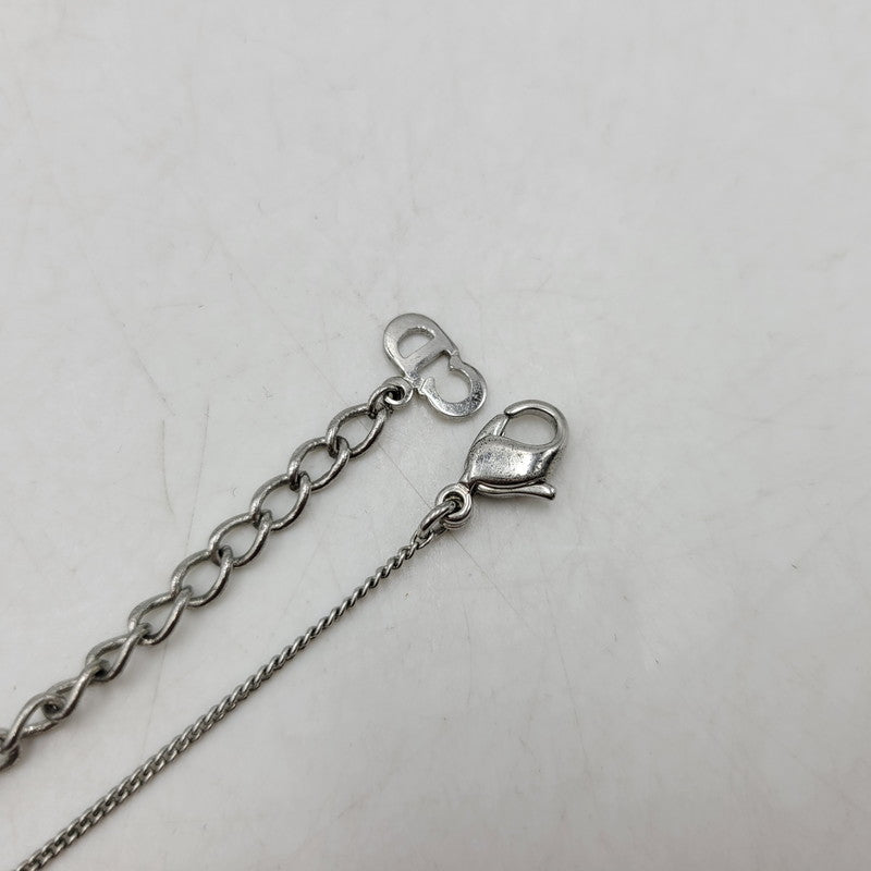 【中古品】【メンズ/レディース】 Dior ディオール LOGO CHARM BRACELET ロゴ チャーム ブレスレット アクセサリー 182-260512-as-30-izu カラー：シルバー 万代Net店