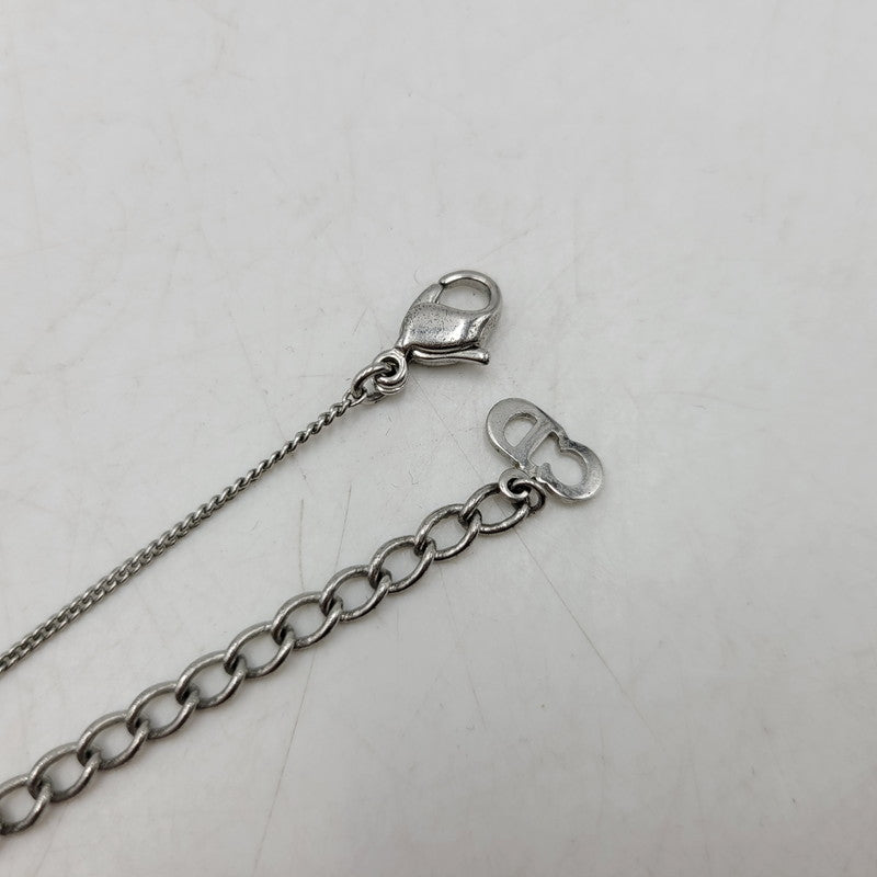【中古品】【メンズ/レディース】 Dior ディオール LOGO CHARM BRACELET ロゴ チャーム ブレスレット アクセサリー 182-260512-as-30-izu カラー：シルバー 万代Net店
