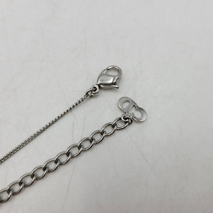 【中古品】【メンズ/レディース】 Dior ディオール LOGO CHARM BRACELET ロゴ チャーム ブレスレット アクセサリー 182-260512-as-30-izu カラー：シルバー 万代Net店