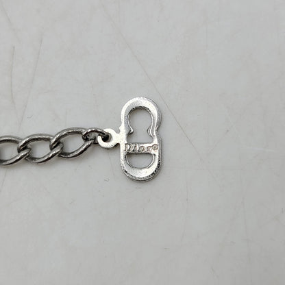 【中古品】【メンズ/レディース】 Dior ディオール LOGO CHARM BRACELET ロゴ チャーム ブレスレット アクセサリー 182-260512-as-30-izu カラー：シルバー 万代Net店