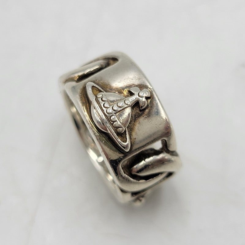 【中古品】【メンズ/レディース】 Vivienne Westwood ヴィヴィアンウエストウッド 925 RING リング 指輪 アクセサリー 182-260512-as-32-izu サイズ：XS カラー：シルバー 万代Net店