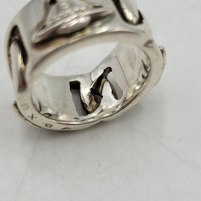 【中古品】【メンズ/レディース】 Vivienne Westwood ヴィヴィアンウエストウッド 925 RING リング 指輪 アクセサリー 182-260512-as-32-izu サイズ：XS カラー：シルバー 万代Net店