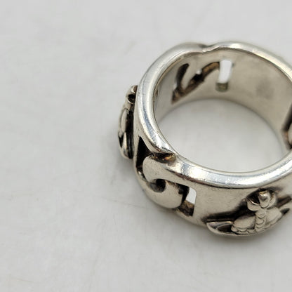 【中古品】【メンズ/レディース】 Vivienne Westwood ヴィヴィアンウエストウッド 925 RING リング 指輪 アクセサリー 182-260512-as-32-izu サイズ：XS カラー：シルバー 万代Net店