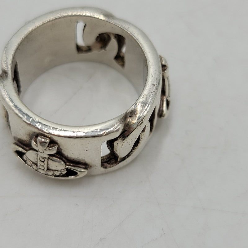 【中古品】【メンズ/レディース】 Vivienne Westwood ヴィヴィアンウエストウッド 925 RING リング 指輪 アクセサリー 182-260512-as-33-izu サイズ：M カラー：シルバー 万代Net店