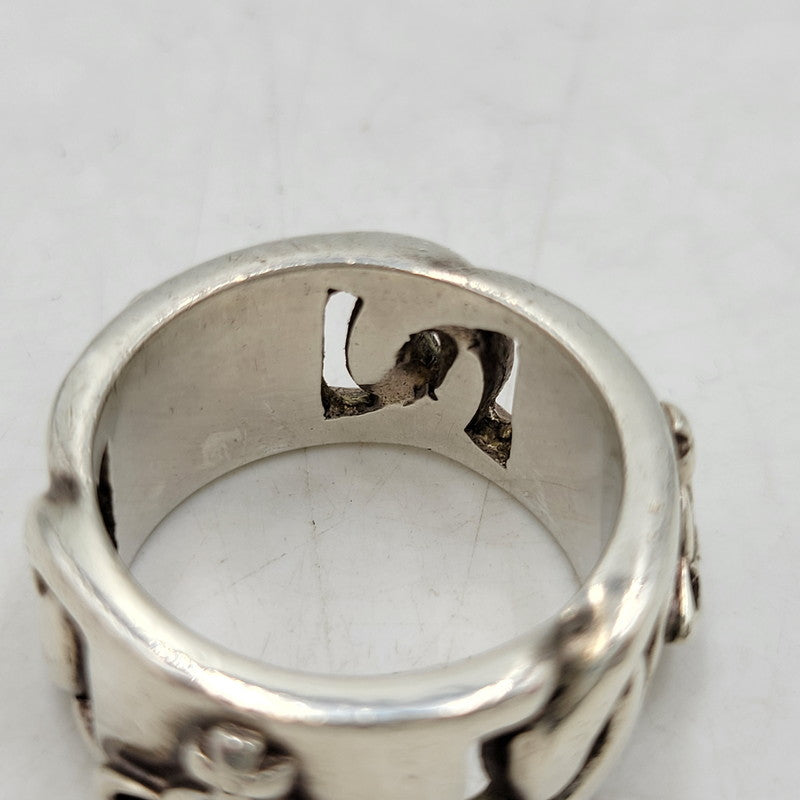 【中古品】【メンズ/レディース】 Vivienne Westwood ヴィヴィアンウエストウッド 925 RING リング 指輪 アクセサリー 182-260512-as-33-izu サイズ：M カラー：シルバー 万代Net店