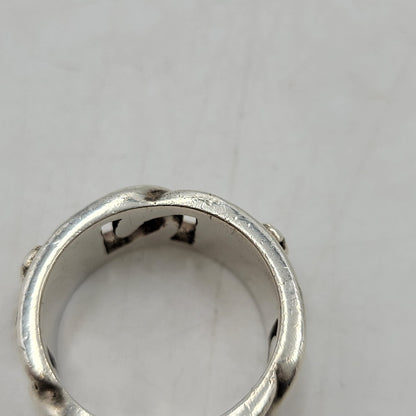 【中古品】【メンズ/レディース】 Vivienne Westwood ヴィヴィアンウエストウッド 925 RING リング 指輪 アクセサリー 182-260512-as-33-izu サイズ：M カラー：シルバー 万代Net店