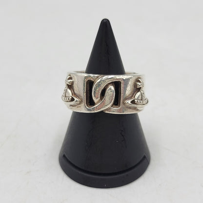 【中古品】【メンズ/レディース】 Vivienne Westwood ヴィヴィアンウエストウッド 925 RING リング 指輪 アクセサリー 182-260512-as-33-izu サイズ：M カラー：シルバー 万代Net店