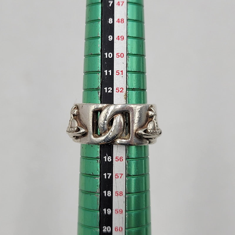【中古品】【メンズ/レディース】 Vivienne Westwood ヴィヴィアンウエストウッド 925 RING リング 指輪 アクセサリー 182-260512-as-33-izu サイズ：M カラー：シルバー 万代Net店