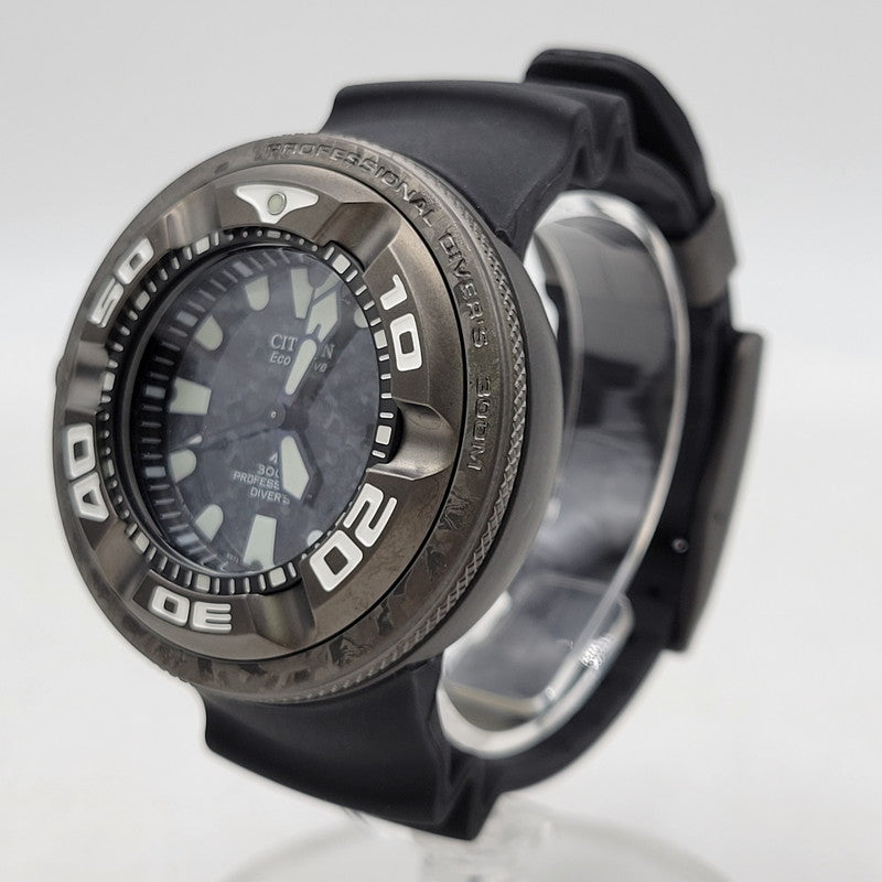 【中古品】【メンズ/レディース】 CITIZEN シチズン × GODZILLA ゴジラ PROMASTER MARINE ECO-DRIVE DIVERS WATCH B873-007FM03 BJ8056-01E プロマスター マリン エコドライブ 腕時計 197-260512-as-29-izu カラー：ブラック 万代Net店
