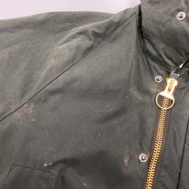 【現状渡し品】【メンズ】 BARBOUR バーブァー 2102069 MWX1680SG91 21AW OS WAX BEAUFORT JACKET ワックス ビューフォート ジャケット アウター 144-260512-ya-01-izu サイズ：38 カラー：カーキ 万代Net店