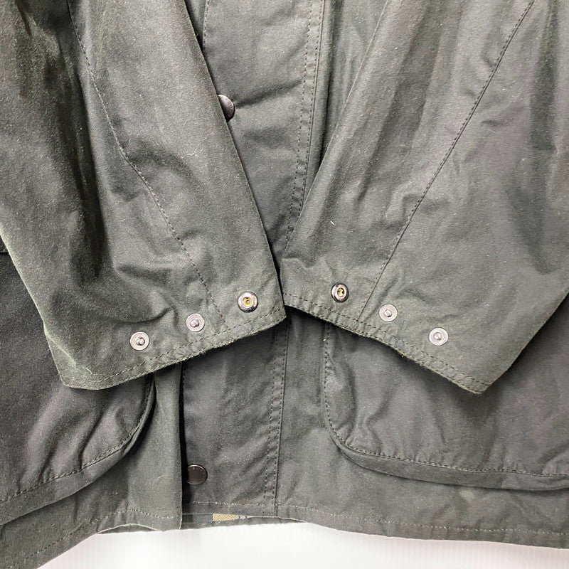 【現状渡し品】【メンズ】 BARBOUR バーブァー 2102069 MWX1680SG91 21AW OS WAX BEAUFORT JACKET ワックス ビューフォート ジャケット アウター 144-260512-ya-01-izu サイズ：38 カラー：カーキ 万代Net店