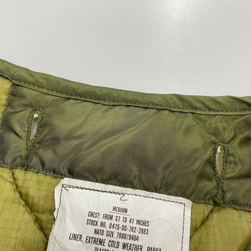【中古品】【メンズ】 USED DLA100-83-C-0712 M-65 QUILTING LINER キルティング ライナー アウター 146-260522-kh-13-izu サイズ：M カラー：オリーブ 万代Net店