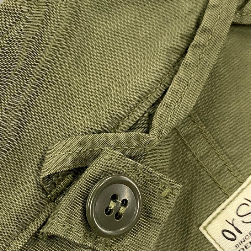 【中古品】【メンズ】 orSlow オアスロウ M-65 FISH TAIL COAT フィッシュテールコート アウター 140-260516-as-07-izu サイズ：4 カラー：グリーン 万代Net店