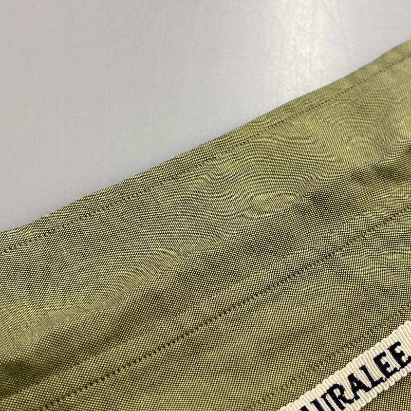 【中古品】【メンズ】 AURALEE オーラリー A22AS01FO FINX OX CHAMBRAY SHIRTS フィンクス オックス シャンブレー シャツ トップス 140-260513-kh-09-izu サイズ：4 カラー：ライトグリーン系 万代Net店