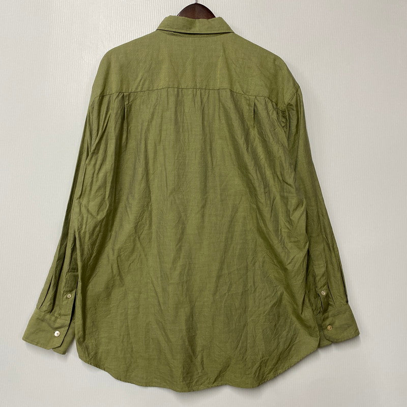 【中古品】【メンズ】 AURALEE オーラリー A22AS01FO FINX OX CHAMBRAY SHIRTS フィンクス オックス シャンブレー シャツ トップス 140-260513-kh-09-izu サイズ：4 カラー：ライトグリーン系 万代Net店