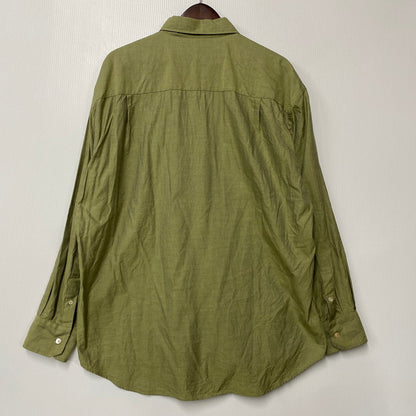 【中古品】【メンズ】 AURALEE オーラリー A22AS01FO FINX OX CHAMBRAY SHIRTS フィンクス オックス シャンブレー シャツ トップス 140-260513-kh-09-izu サイズ：4 カラー：ライトグリーン系 万代Net店