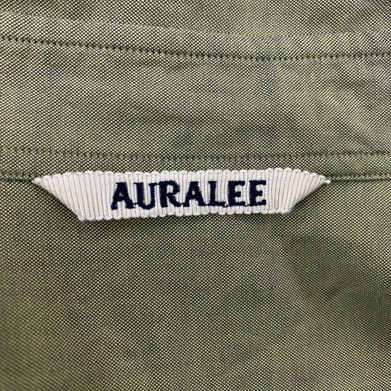 【中古品】【メンズ】 AURALEE オーラリー A22AS01FO FINX OX CHAMBRAY SHIRTS フィンクス オックス シャンブレー シャツ トップス 140-260513-kh-09-izu サイズ：4 カラー：ライトグリーン系 万代Net店