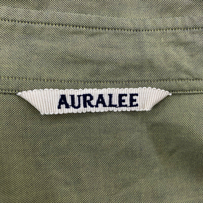 【中古品】【メンズ】 AURALEE オーラリー A22AS01FO FINX OX CHAMBRAY SHIRTS フィンクス オックス シャンブレー シャツ トップス 140-260513-kh-09-izu サイズ：4 カラー：ライトグリーン系 万代Net店