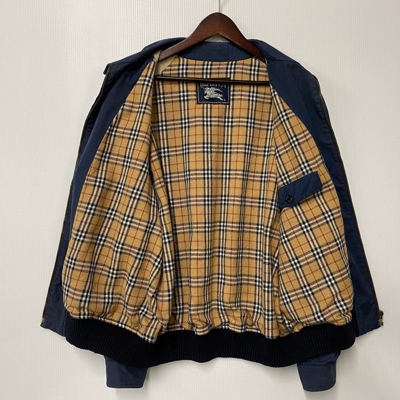 【中古品】【メンズ】 BURBERRYS バーバリーズ 70-80S NOVA CHECK LINER SWINGTOP JACKET ノバ チェック ライナー スイングトップ ジャケット アウター 141-260512-ya-06-izu サイズ：下記参照 カラー：NAVY 万代Net店