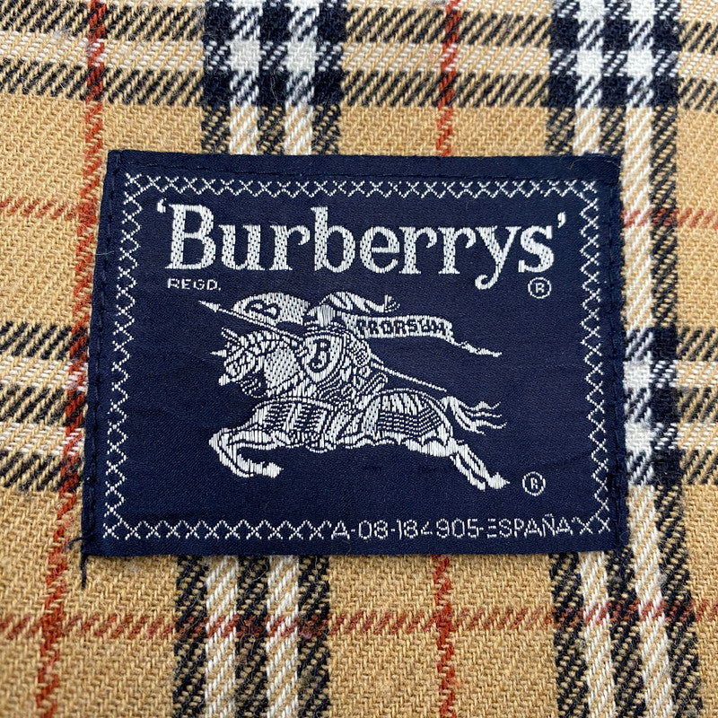 【中古品】【メンズ】 BURBERRYS バーバリーズ 70-80S NOVA CHECK LINER SWINGTOP JACKET ノバ チェック ライナー スイングトップ ジャケット アウター 141-260512-ya-06-izu サイズ：下記参照 カラー：NAVY 万代Net店