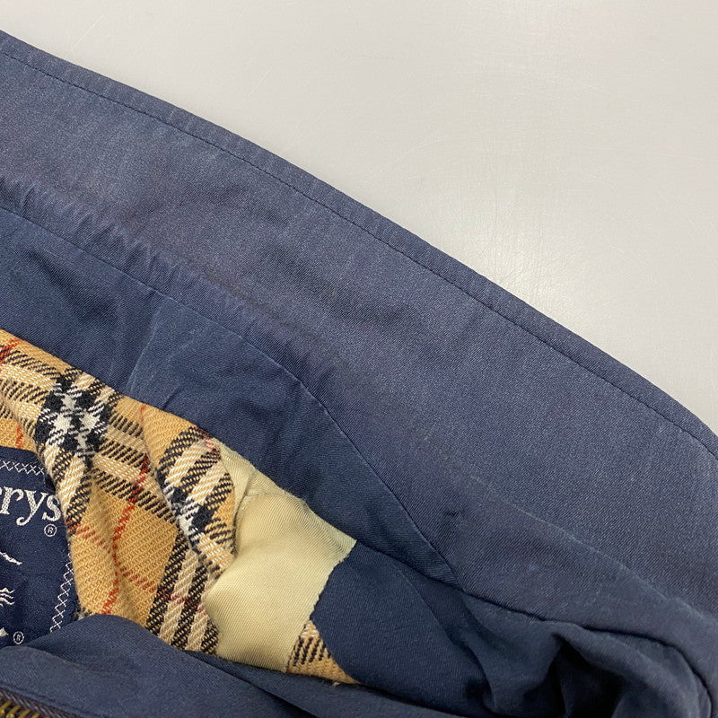 【中古品】【メンズ】 BURBERRYS バーバリーズ 70-80S NOVA CHECK LINER SWINGTOP JACKET ノバ チェック ライナー スイングトップ ジャケット アウター 141-260512-ya-06-izu サイズ：下記参照 カラー：NAVY 万代Net店