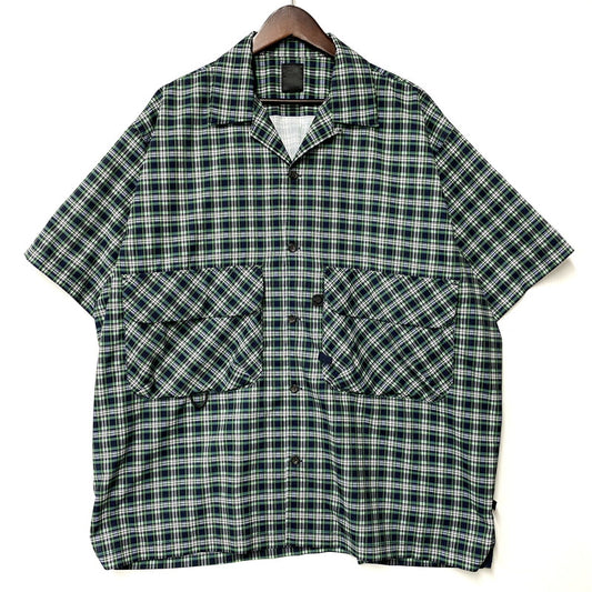 【中古品】【メンズ】 DAIWA PIER39 ダイワ ピア39 BE-89022 TECH REGULAR COLLAR SHIRTS SS テック レギュラー カラー シャツ ショートスリーブ トップス 144-260513-kh-05-izu サイズ：L カラー：マルチ 万代Net店