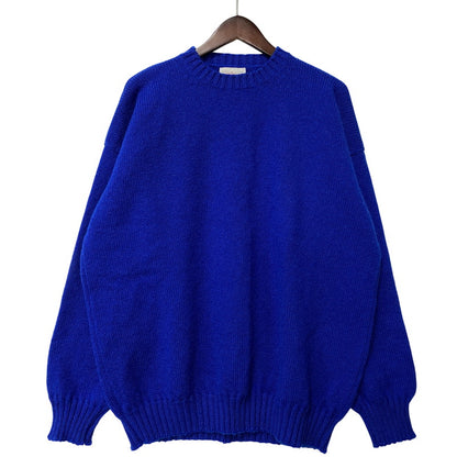【中古品】【メンズ】 JAMIESON'S ジャミーソンズ WOOL KNIT SWEATER ウール ニット セーター トップス 141-260523-kh-06-izu サイズ：XL カラー：ブルー 万代Net店