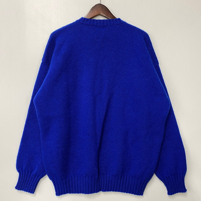 【中古品】【メンズ】 JAMIESON'S ジャミーソンズ WOOL KNIT SWEATER ウール ニット セーター トップス 141-260523-kh-06-izu サイズ：XL カラー：ブルー 万代Net店