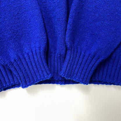 【中古品】【メンズ】 JAMIESON'S ジャミーソンズ WOOL KNIT SWEATER ウール ニット セーター トップス 141-260523-kh-06-izu サイズ：XL カラー：ブルー 万代Net店