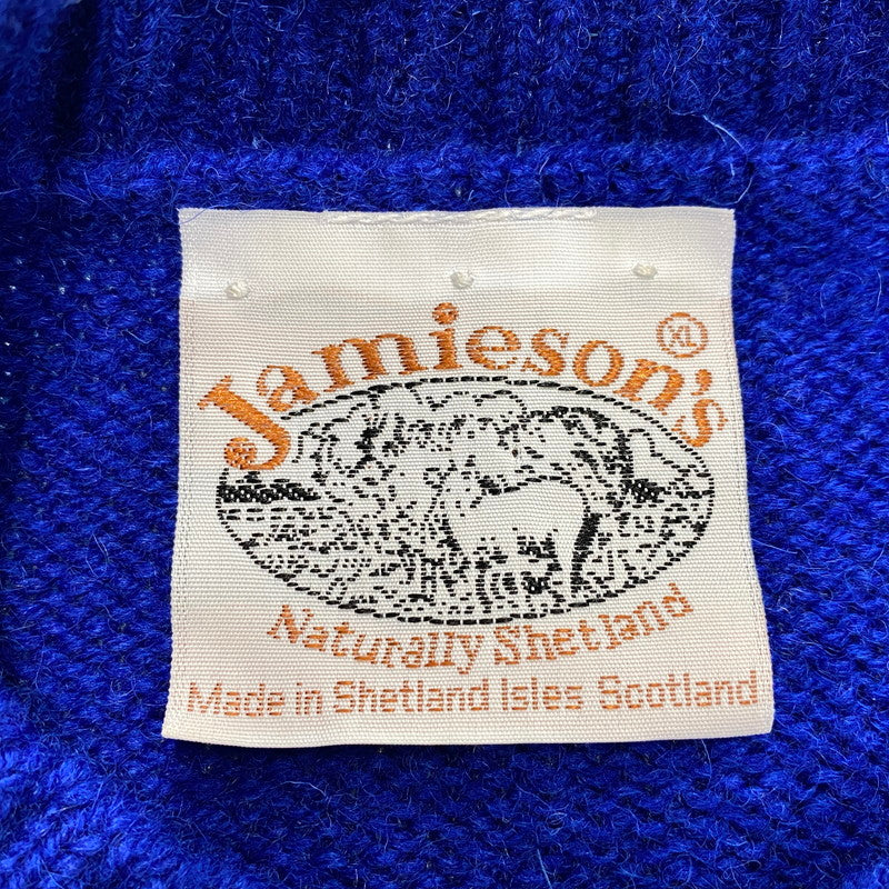 【中古品】【メンズ】 JAMIESON'S ジャミーソンズ WOOL KNIT SWEATER ウール ニット セーター トップス 141-260523-kh-06-izu サイズ：XL カラー：ブルー 万代Net店