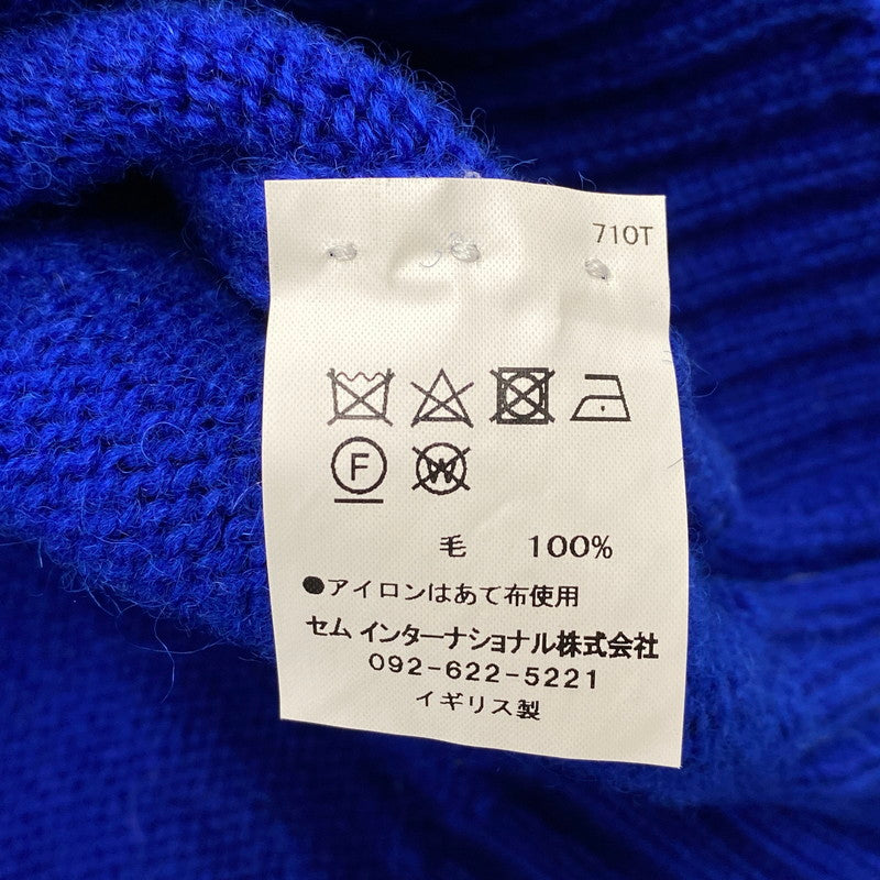 【中古品】【メンズ】 JAMIESON'S ジャミーソンズ WOOL KNIT SWEATER ウール ニット セーター トップス 141-260523-kh-06-izu サイズ：XL カラー：ブルー 万代Net店