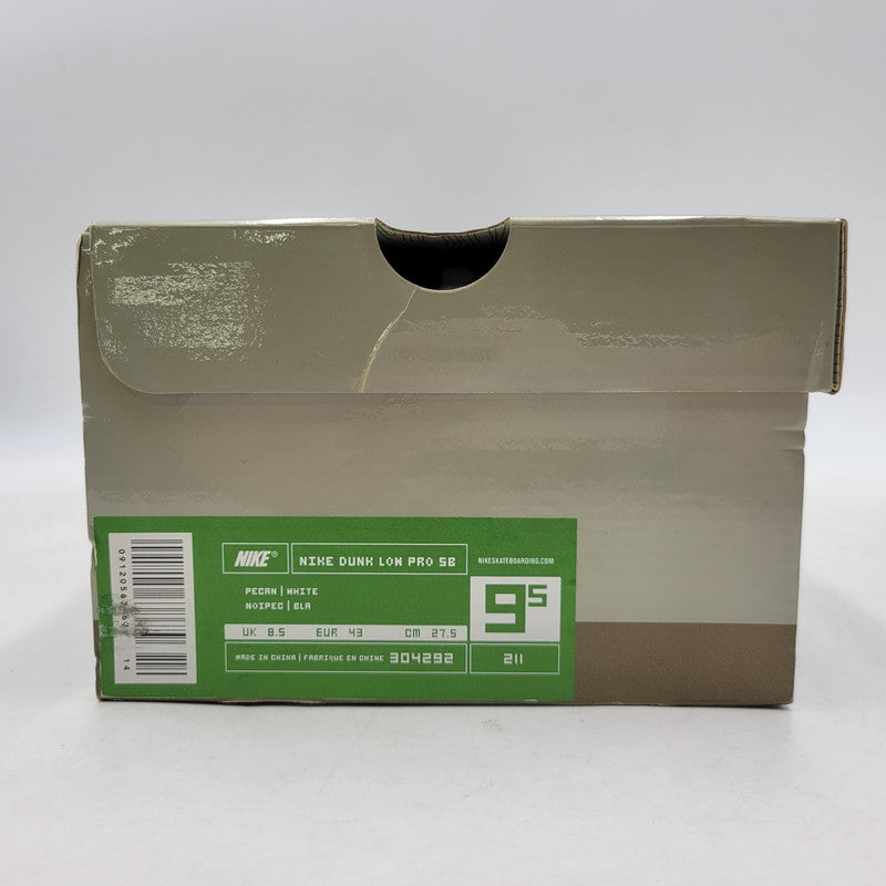 【中古品】【メンズ】 NIKE SB ナイキエスビー DUNK LOW PRO SB 304292-211 ダンク ロー プロ SB スニーカー シューズ 靴 ※観賞用※ 160-260512-as-35-izu サイズ：27.5cm カラー：PECAN/WHITE 万代Net店