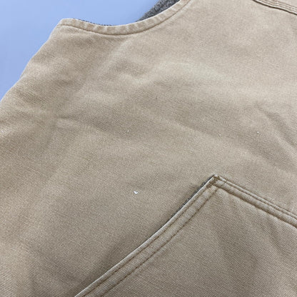 【中古品】【メンズ】 CARHARTT カーハート メキシコ製 BOA LINER DUCK VEST ボア ライナー ダック ベスト アウター 146-260512-ya-04-izu サイズ：XL カラー：BEIGE 万代Net店