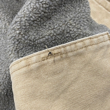 【中古品】【メンズ】 CARHARTT カーハート メキシコ製 BOA LINER DUCK VEST ボア ライナー ダック ベスト アウター 146-260512-ya-04-izu サイズ：XL カラー：BEIGE 万代Net店